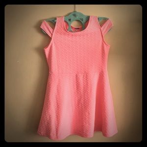 Girls stretch flare skirt dress